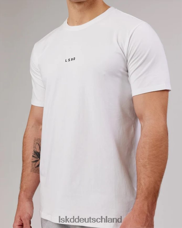 Männer LSKD Base flxcotton T-Shirt – weiß Bekleidung VD2NLV923