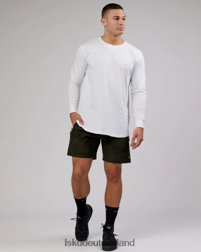 Männer LSKD Deluxe Pimaflx LS-T-Shirt – weiß Bekleidung VD2NLV968