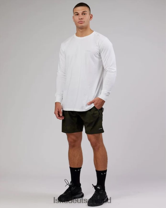 Männer LSKD Deluxe Pimaflx LS-T-Shirt – weiß Bekleidung VD2NLV968