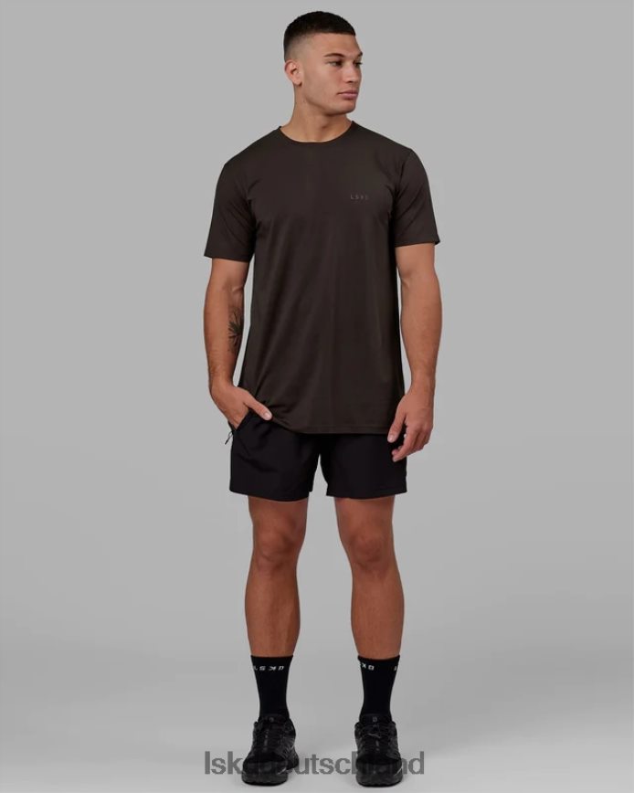 Männer LSKD Deluxe-Pimaflx-T-Shirt – dunkles Walnussholz Bekleidung VD2NLV955