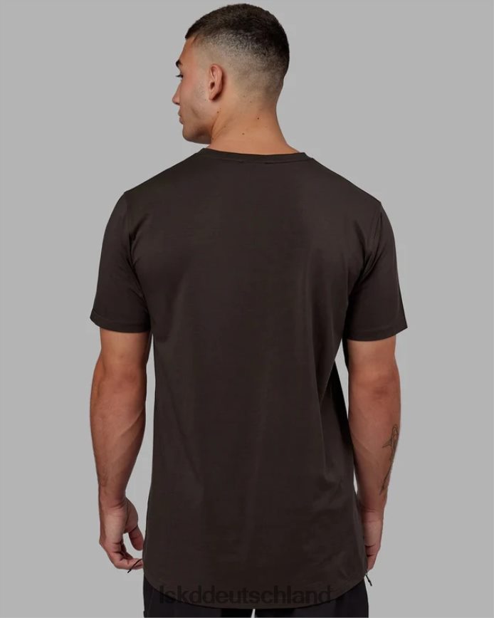 Männer LSKD Deluxe-Pimaflx-T-Shirt – dunkles Walnussholz Bekleidung VD2NLV955