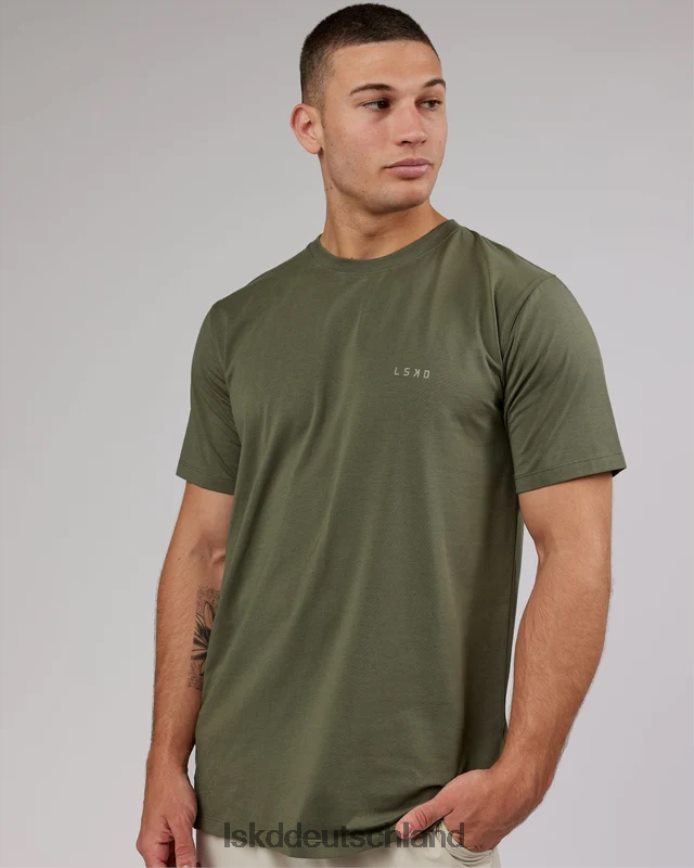 Männer LSKD Deluxe-Pimaflx-T-Shirt – olivfarben Bekleidung VD2NLV973