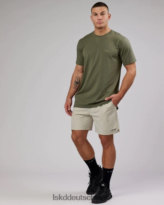 Männer LSKD Deluxe-Pimaflx-T-Shirt – olivfarben Bekleidung VD2NLV973