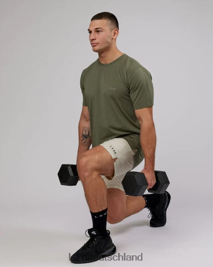 Männer LSKD Deluxe-Pimaflx-T-Shirt – olivfarben Bekleidung VD2NLV973