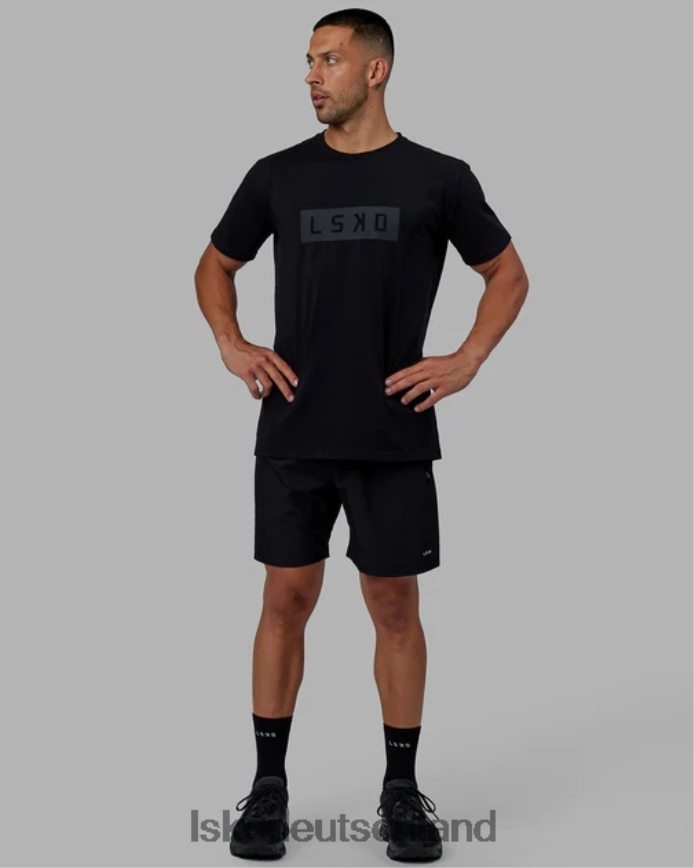 Männer LSKD Kraftvolles T-Shirt aus flxcotton – schwarz-schwarz Bekleidung VD2NLV921