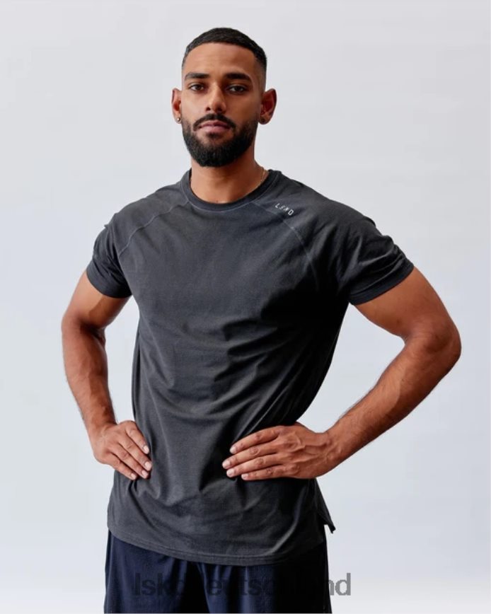 Männer LSKD Perform Vapourflx T-Shirt – Schwarz meliert Bekleidung VD2NLV920