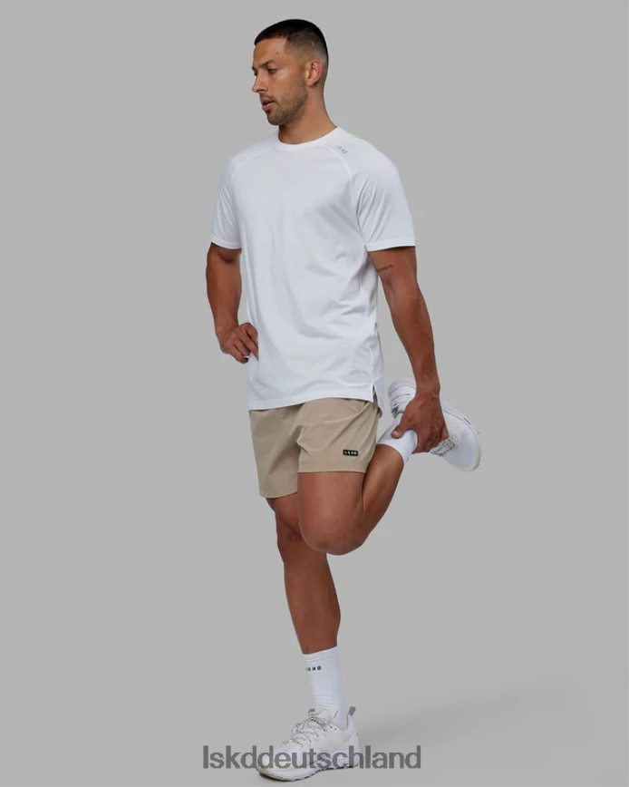 Männer LSKD Perform Vapourflx T-Shirt – weiß meliert Bekleidung VD2NLV931