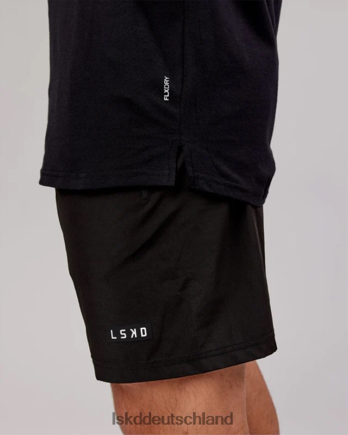 Männer LSKD Power Flxdry T-Shirt – schwarz-weiß Bekleidung VD2NLV930