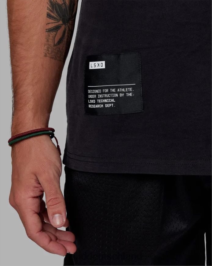 Männer LSKD R&D Heavyweight Oversize-T-Shirt – Schwarz Bekleidung VD2NLV980