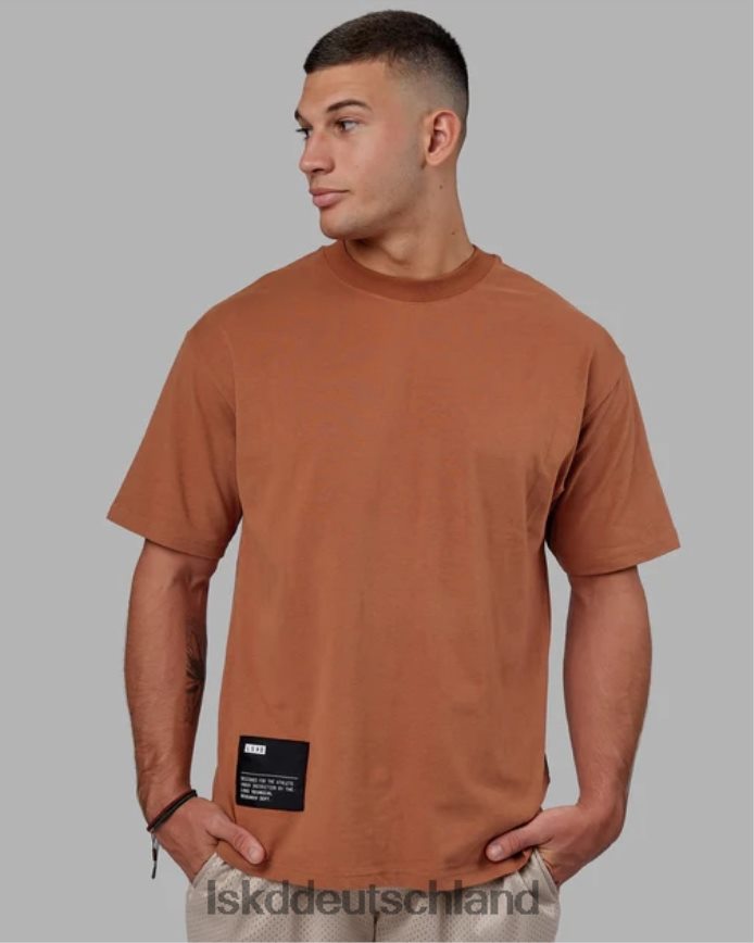 Männer LSKD R&D-Schwergewichts-Oversize-T-Shirt – Hazel Bekleidung VD2NLV979