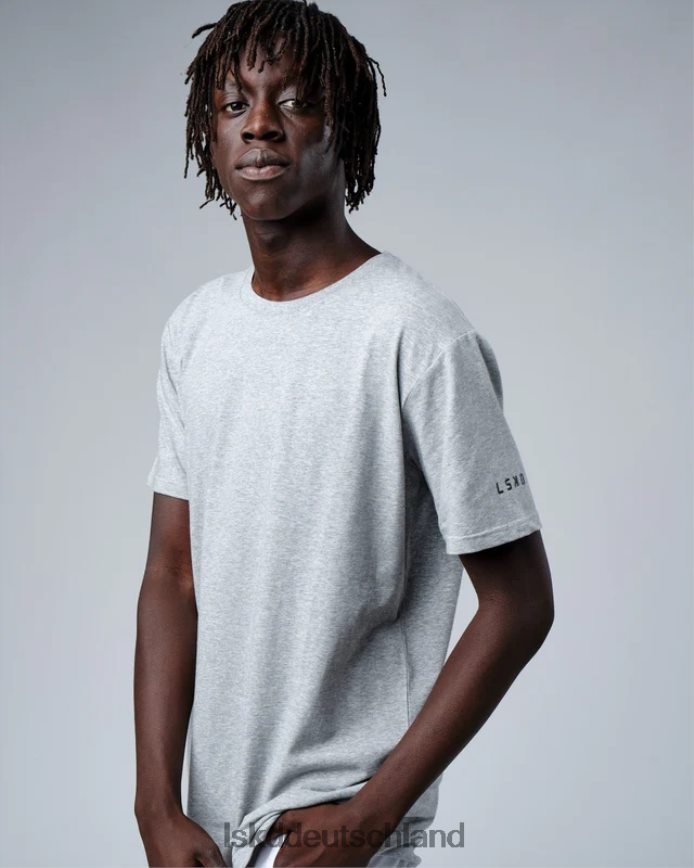 Männer LSKD Rival FLXCotton Training Fit T-Shirt – Hellgrau meliert Bekleidung VD2NLV956