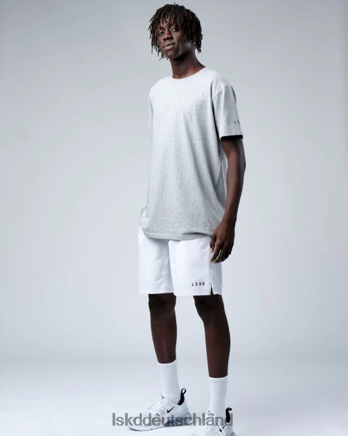 Männer LSKD Rival FLXCotton Training Fit T-Shirt – Hellgrau meliert Bekleidung VD2NLV956