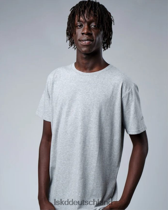 Männer LSKD Rival FLXCotton Training Fit T-Shirt – Hellgrau meliert Bekleidung VD2NLV956