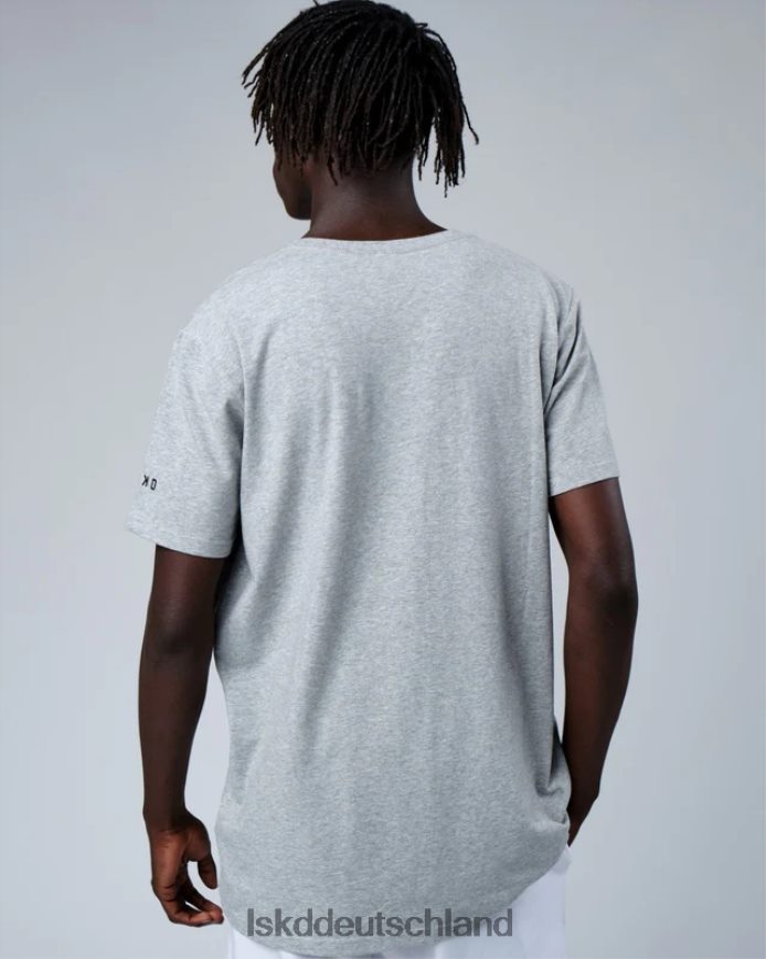 Männer LSKD Rival FLXCotton Training Fit T-Shirt – Hellgrau meliert Bekleidung VD2NLV956