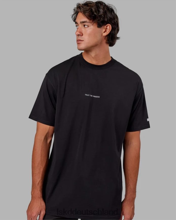 Männer LSKD Vertrauen Sie dem Prozess. FLXCotton-T-Shirt in Übergröße – Schwarz Bekleidung VD2NLV967