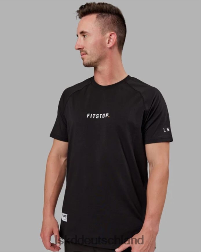 Männer LSKD fitstop optimales T-Shirt – schwarz Bekleidung VD2NLV961