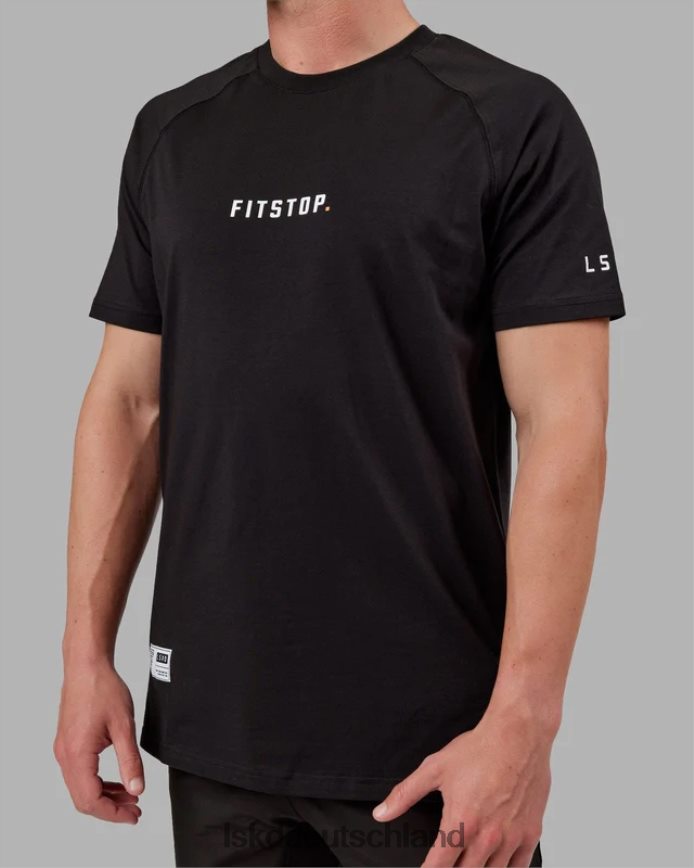 Männer LSKD fitstop optimales T-Shirt – schwarz Bekleidung VD2NLV961