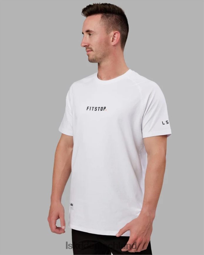 Männer LSKD fitstop optimales T-Shirt – weiß Bekleidung VD2NLV946