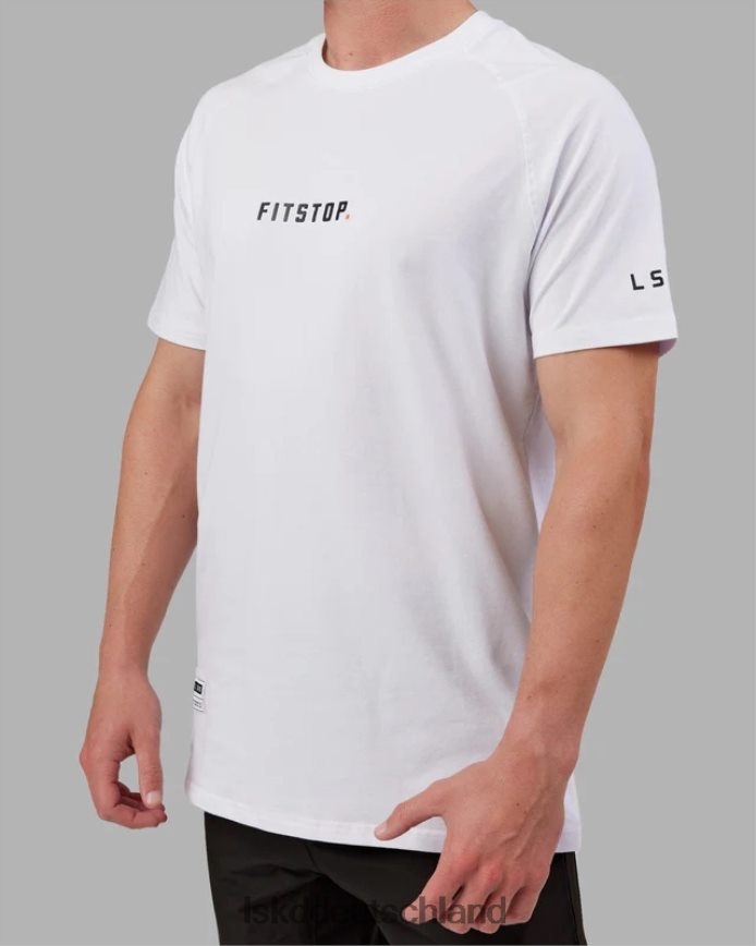 Männer LSKD fitstop optimales T-Shirt – weiß Bekleidung VD2NLV946