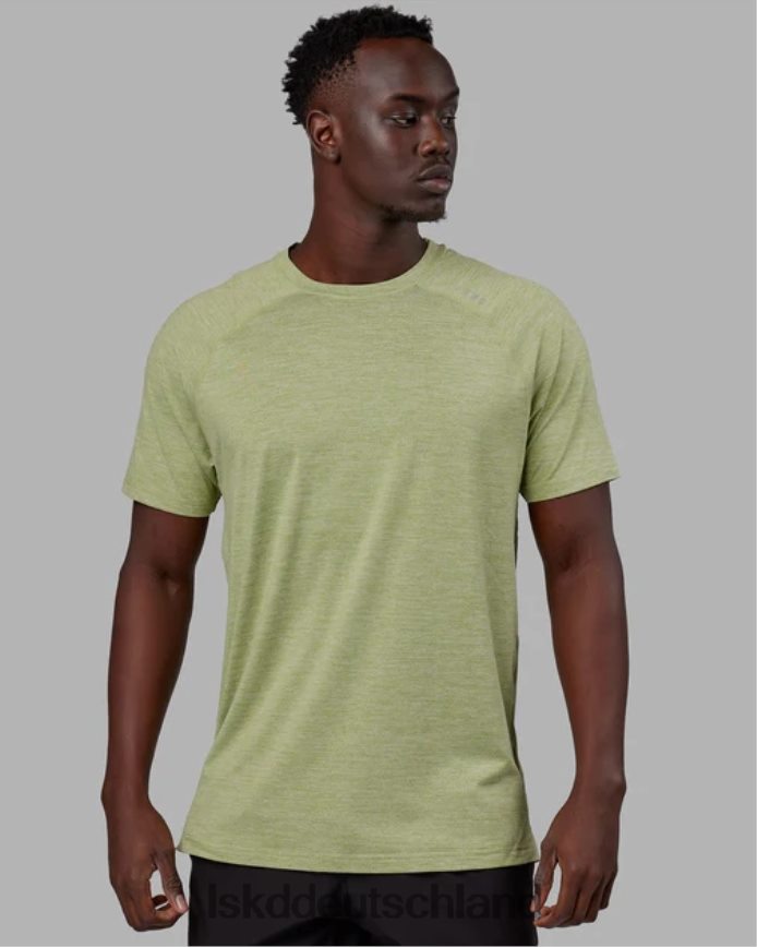 Männer LSKD perform vapourflx tee - moss stone marl Bekleidung VD2NLV914