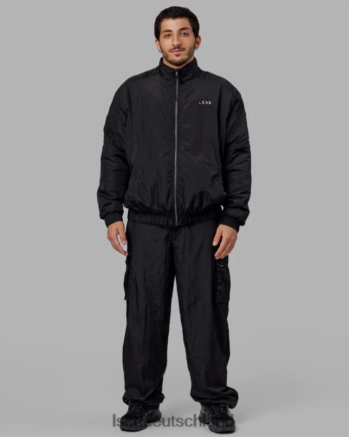 unisex LSKD Amplify Bomberjacke – Schwarz Bekleidung VD2NLV494