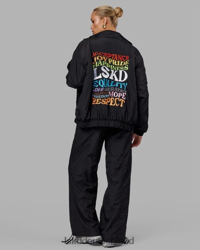 unisex LSKD Amplify Bomberjacke – Schwarz Bekleidung VD2NLV494