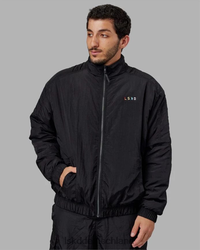 unisex LSKD Amplify Bomberjacke – Schwarz Bekleidung VD2NLV494