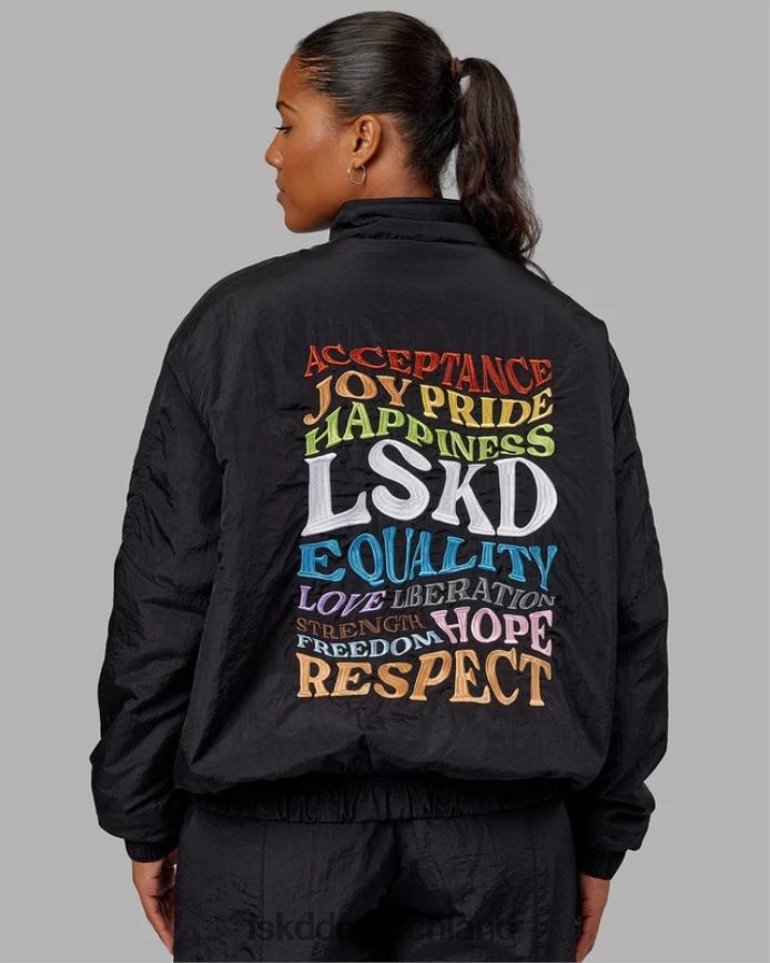 unisex LSKD Amplify Bomberjacke – Schwarz Bekleidung VD2NLV494