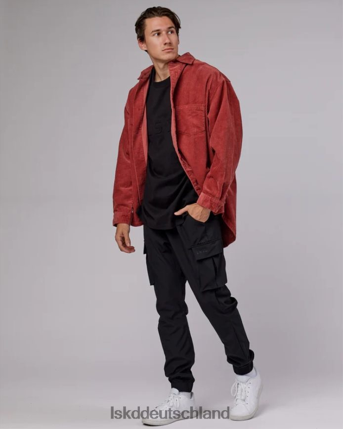 unisex LSKD Kultige Cord-Hemdjacke – Marsala Bekleidung VD2NLV491