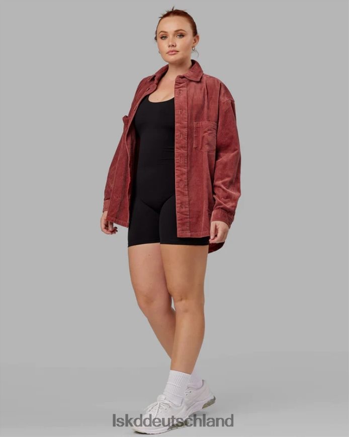 unisex LSKD Kultige Cord-Hemdjacke – Marsala Bekleidung VD2NLV491