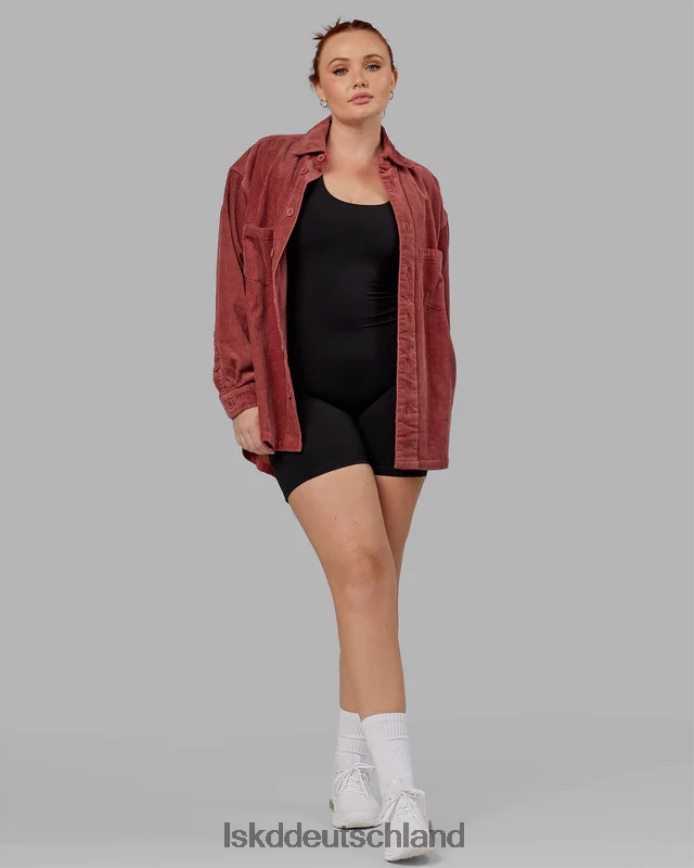 unisex LSKD Kultige Cord-Hemdjacke – Marsala Bekleidung VD2NLV491