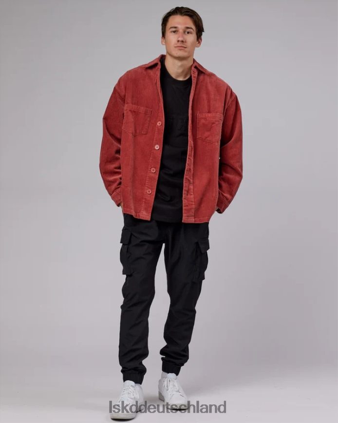 unisex LSKD Kultige Cord-Hemdjacke – Marsala Bekleidung VD2NLV491