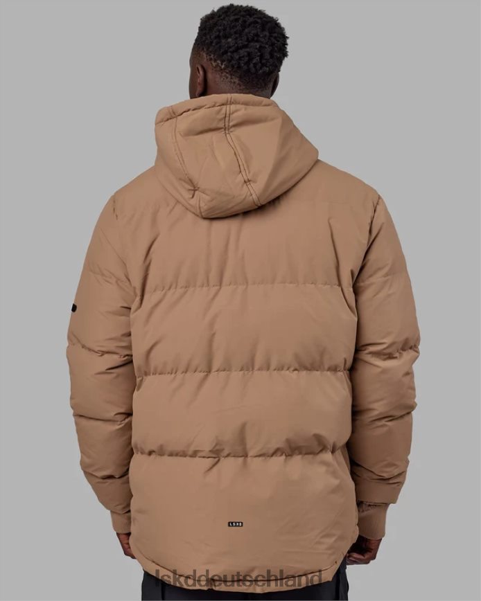 unisex LSKD geröstete Pufferjacke in Übergröße 23 – rohes Umbra Bekleidung VD2NLV486
