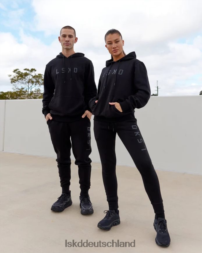 unisex LSKD Strukturjogger - Schwarz-Schwarz Bekleidung VD2NLV739