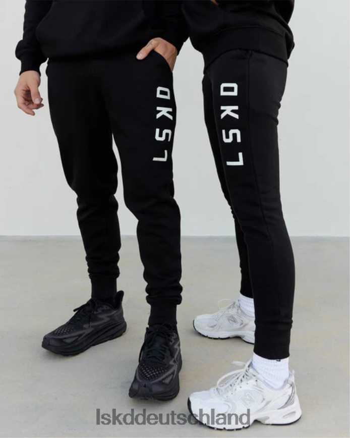 unisex LSKD Strukturjogger - schwarz-weiß Bekleidung VD2NLV736