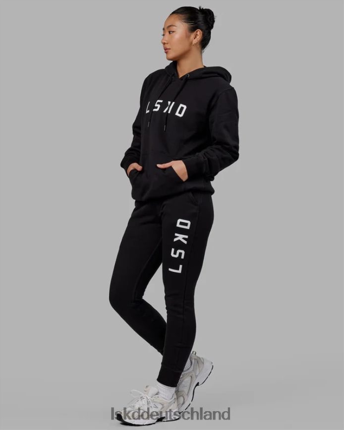 unisex LSKD Strukturjogger - schwarz-weiß Bekleidung VD2NLV736