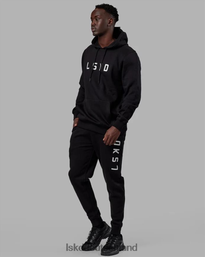 unisex LSKD Strukturjogger - schwarz-weiß Bekleidung VD2NLV736