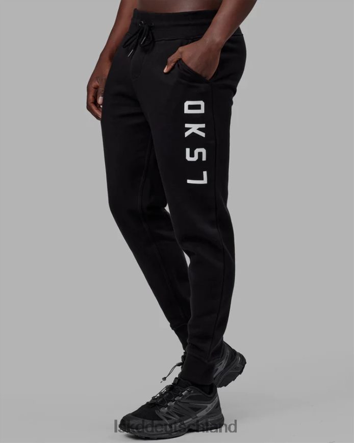 unisex LSKD Strukturjogger - schwarz-weiß Bekleidung VD2NLV736
