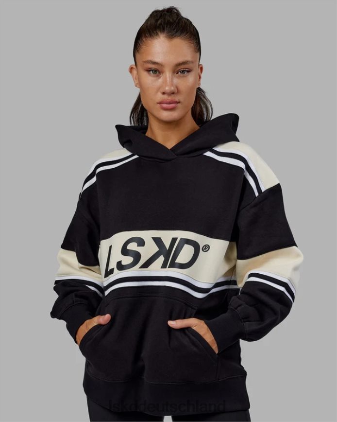 unisex LSKD A-Team Kapuzenpullover in Übergröße – Black-Bone Bekleidung VD2NLV388