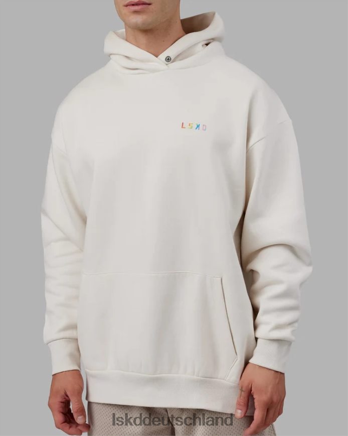 unisex LSKD Amplify Kapuzenpullover in Übergröße – Pride-Off-Weiß Bekleidung VD2NLV440