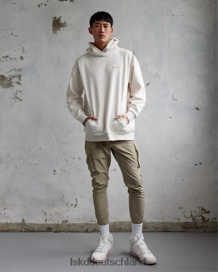 unisex LSKD Amplify Kapuzenpullover in Übergröße – Pride-Off-Weiß Bekleidung VD2NLV440