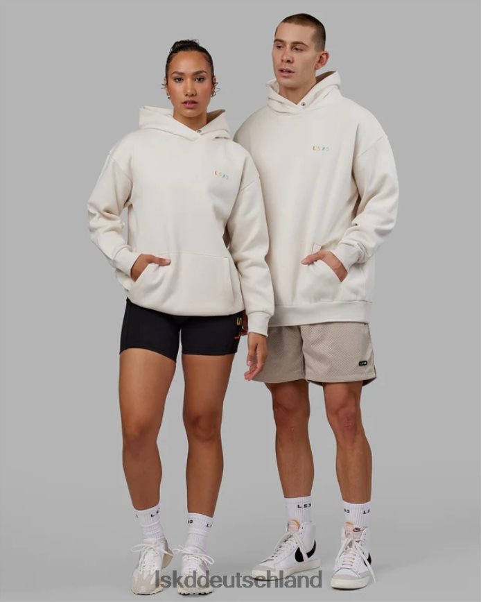 unisex LSKD Amplify Kapuzenpullover in Übergröße – Pride-Off-Weiß Bekleidung VD2NLV440