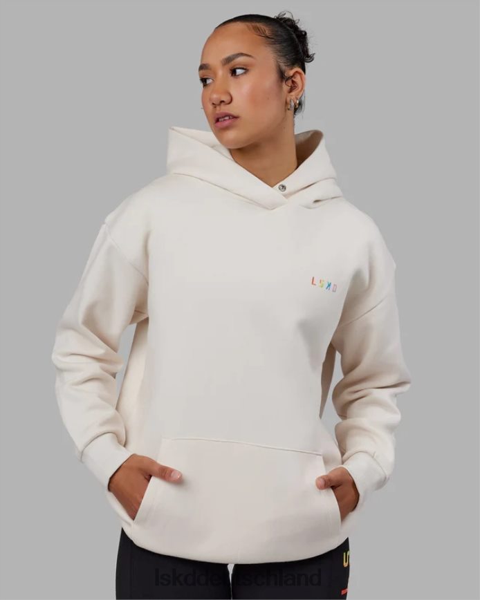 unisex LSKD Amplify Kapuzenpullover in Übergröße – Pride-Off-Weiß Bekleidung VD2NLV440