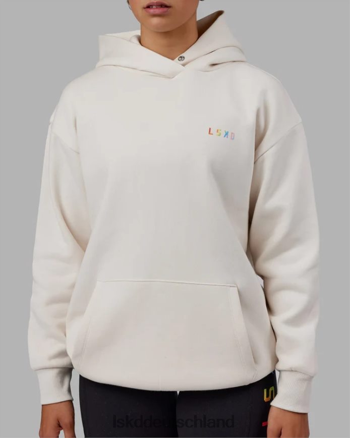 unisex LSKD Amplify Kapuzenpullover in Übergröße – Pride-Off-Weiß Bekleidung VD2NLV440
