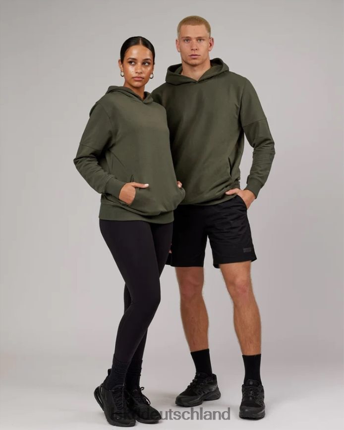 unisex LSKD Direction Flxfleece Kapuzenpullover – Waldnacht Bekleidung VD2NLV428