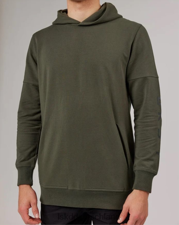 unisex LSKD Direction Flxfleece Kapuzenpullover – Waldnacht Bekleidung VD2NLV428