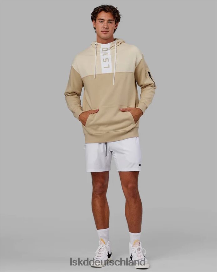unisex LSKD Gegenteiliger Kapuzenpullover in Übergröße – helles Khaki Bekleidung VD2NLV406