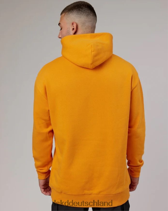 unisex LSKD Grundlegender Kapuzenpullover in Übergröße – Butterscotch Bekleidung VD2NLV431