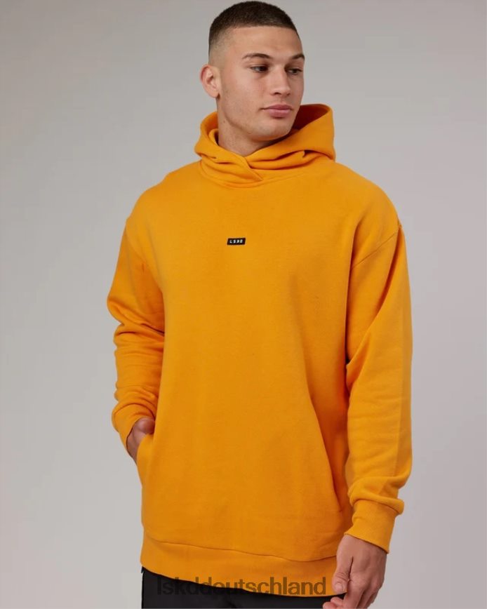 unisex LSKD Grundlegender Kapuzenpullover in Übergröße – Butterscotch Bekleidung VD2NLV431