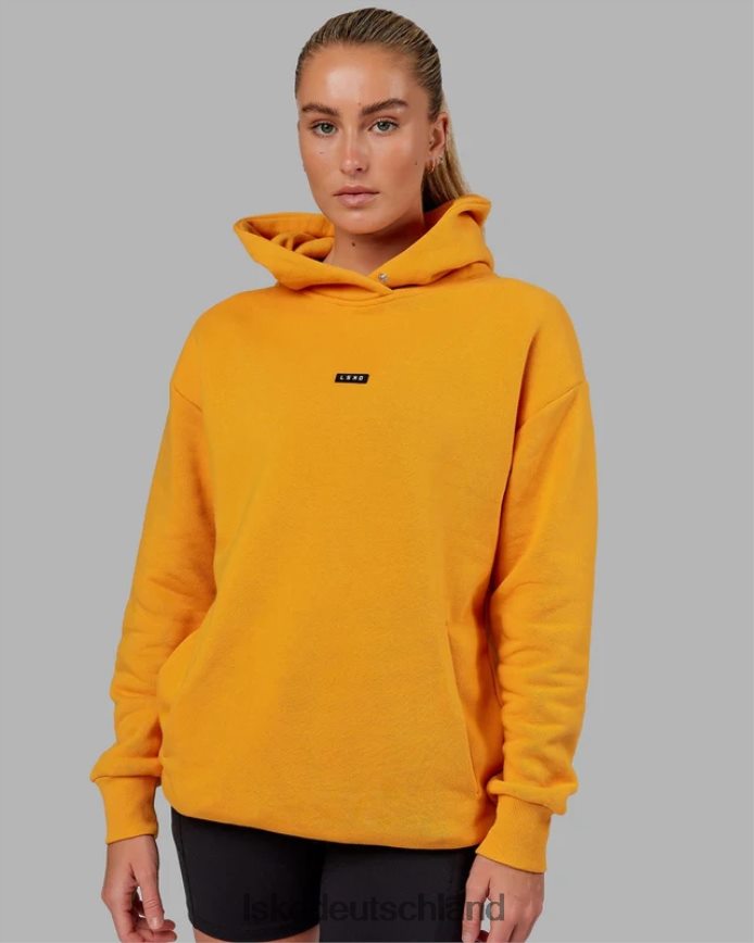 unisex LSKD Grundlegender Kapuzenpullover in Übergröße – Butterscotch Bekleidung VD2NLV431